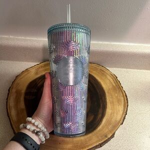 NEW! Starbucks Iridescent Mermaid Scale Tumbler Cup ~ size venti [2022 edition]